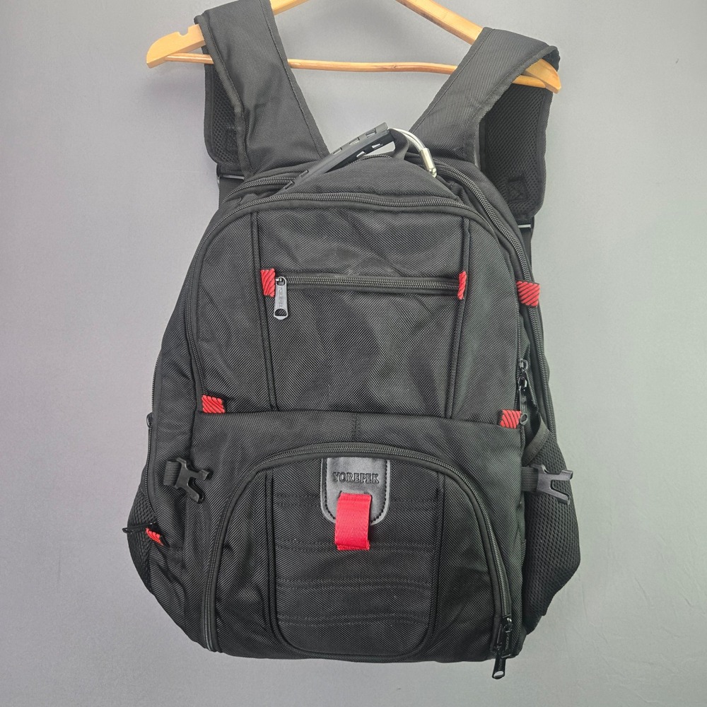 Yorepek Laptop Backpack Extra Large Travel TSA Friendly Black USB Port 17 Inch